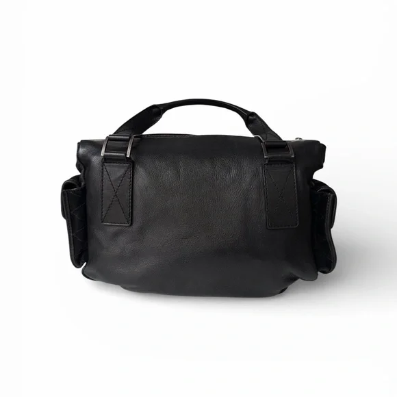 Dior Cannage Rebelle Leather and Suede Satchel Handbag - Picture 4 of 14